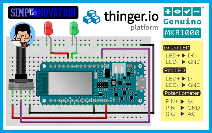 thinger_io's tweet image. Do you know how easy it is to connect and #ArduinoMKR1010 to thinger.io? 🖥 Check out this tutorial on @Hacksterio and enjoy! You only need 5 minutes and a *free*  account! -&amp;gt; goo.gl/TTVRDz @arduino #iot #arduino #InternetOfThings