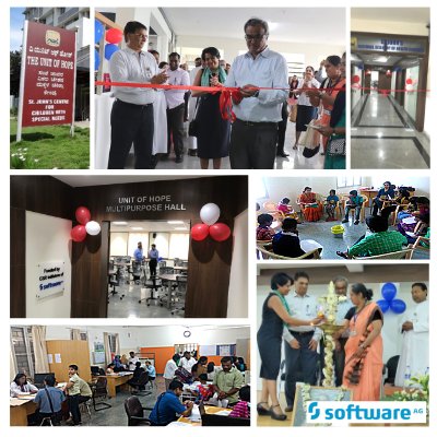 ‘Leave no one behind’- #SoftwareAG India is proud to collaborate with ‘Unit of Hope’ under the aegis of St. Johns Medical College in building a training facility to equip/train the care givers who work towards the development of children with special needs. #SoftwareAGcares