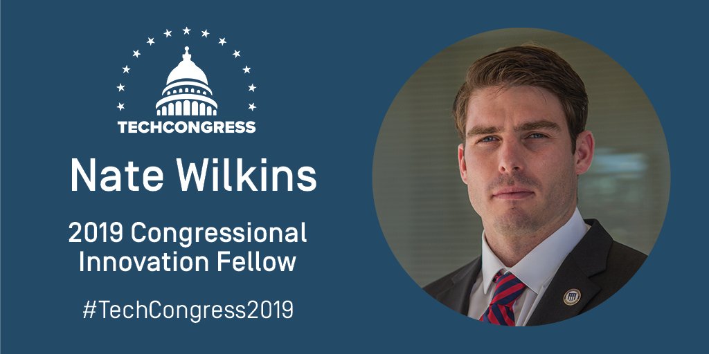 congressfellows's tweet photo. Last but not least, let’s welcome #TechCongress2019 fellow Nathan Wilkins! As a Navy SEAL and Information Systems Technician, Wilkins has experience working on advanced technical concepts in all areas of offensive &amp; defensive information warfare. 
https://t.co/YvekBvREU9 https://t.co/dvPOdyNn4c