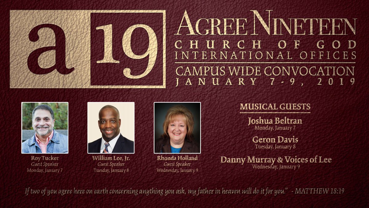 AGREE ‘19-Don’t Miss This One.