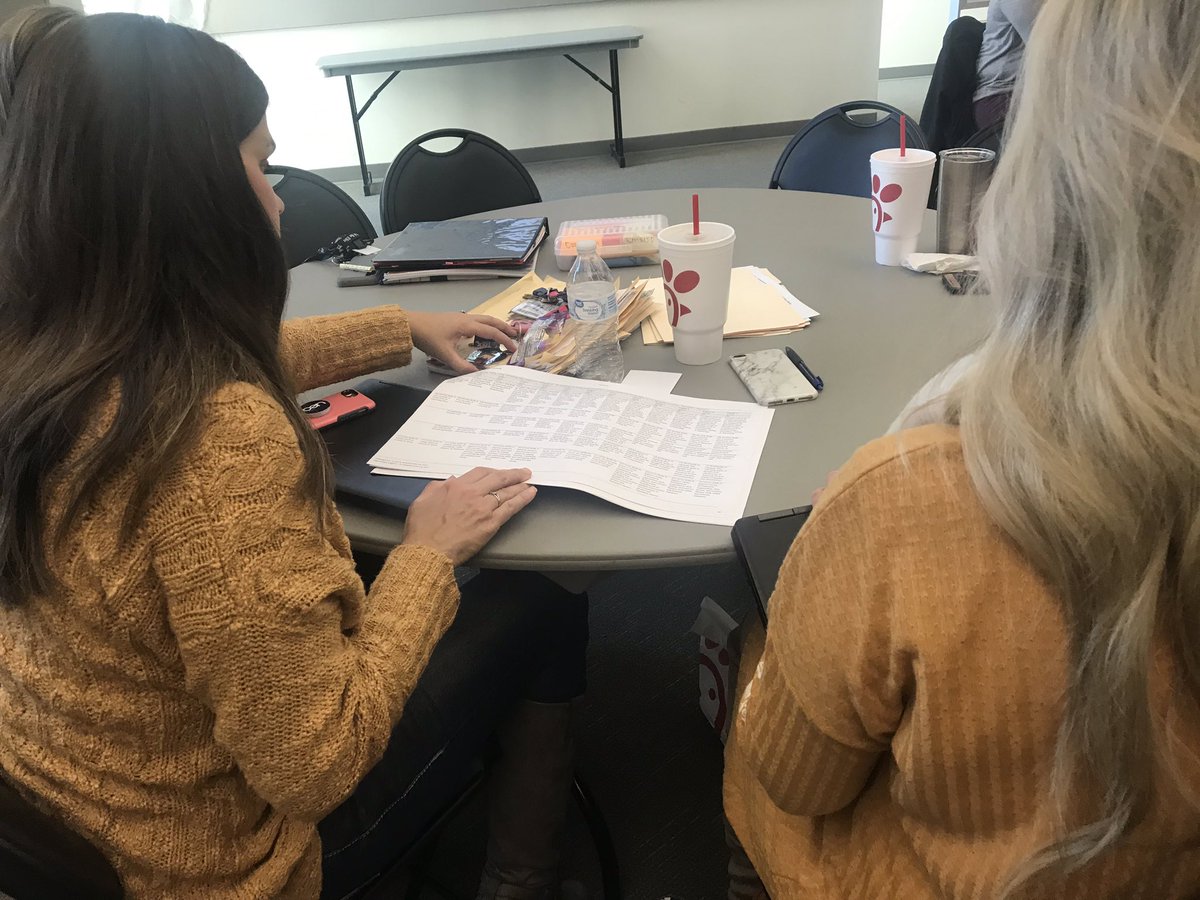 DrMacieKerbs's tweet photo. PreK, K, &amp; 1st gr Ts across the district collaborating around the new ELAR TEKS, paying close attention to the composition strand. #emselar #emsproud #emswrites https://t.co/s5XlxIoNyp