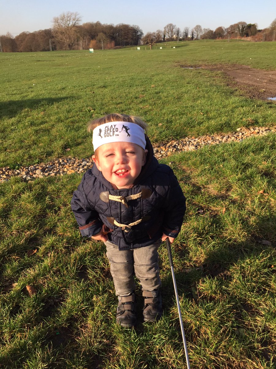 Speedgolf anyone???    Im just heading out for a quick nine holes before my nap.