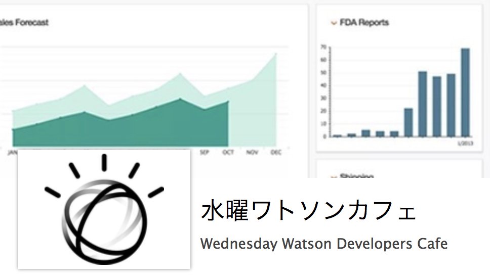 ayatokura's tweet photo. 【IBM Watson関連コミュニティのご紹介】
本日ご紹介させていただいたIBM Watson APIを使ってサービスを開発しているエンジニアが水曜日に集う『水曜ワトソンカフェ』。ご興味がありましたら是非チェックしてみてください。
https://t.co/IWdZhw954E
#OraCodeJP #IBM #Watson #AI #人工知能 https://t.co/ttYkCYBI8l