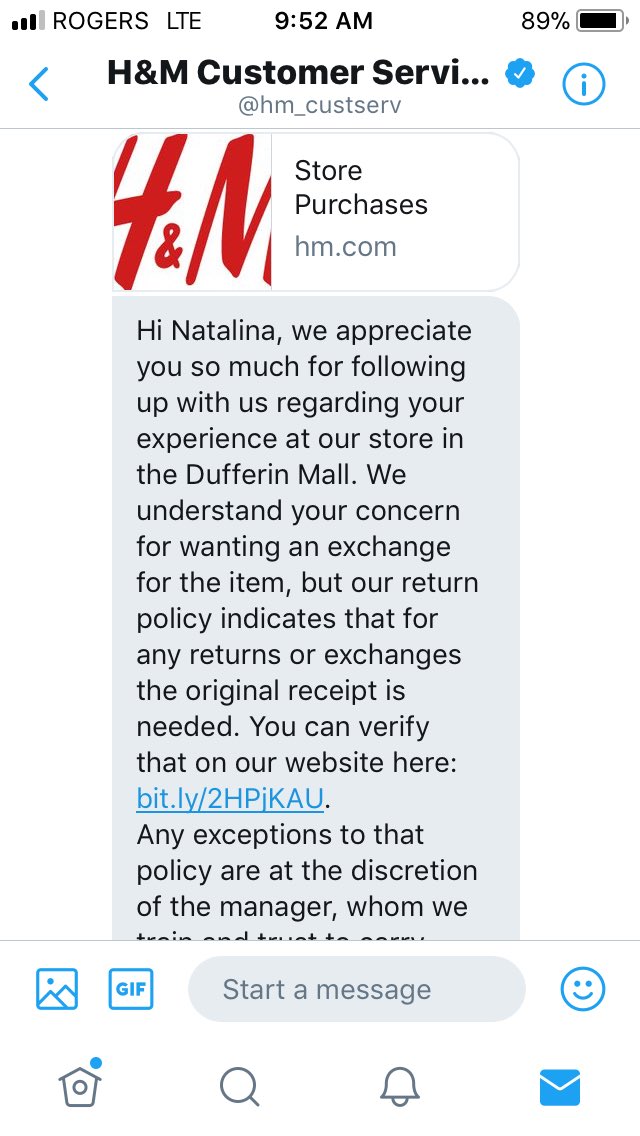 h&m returns policy