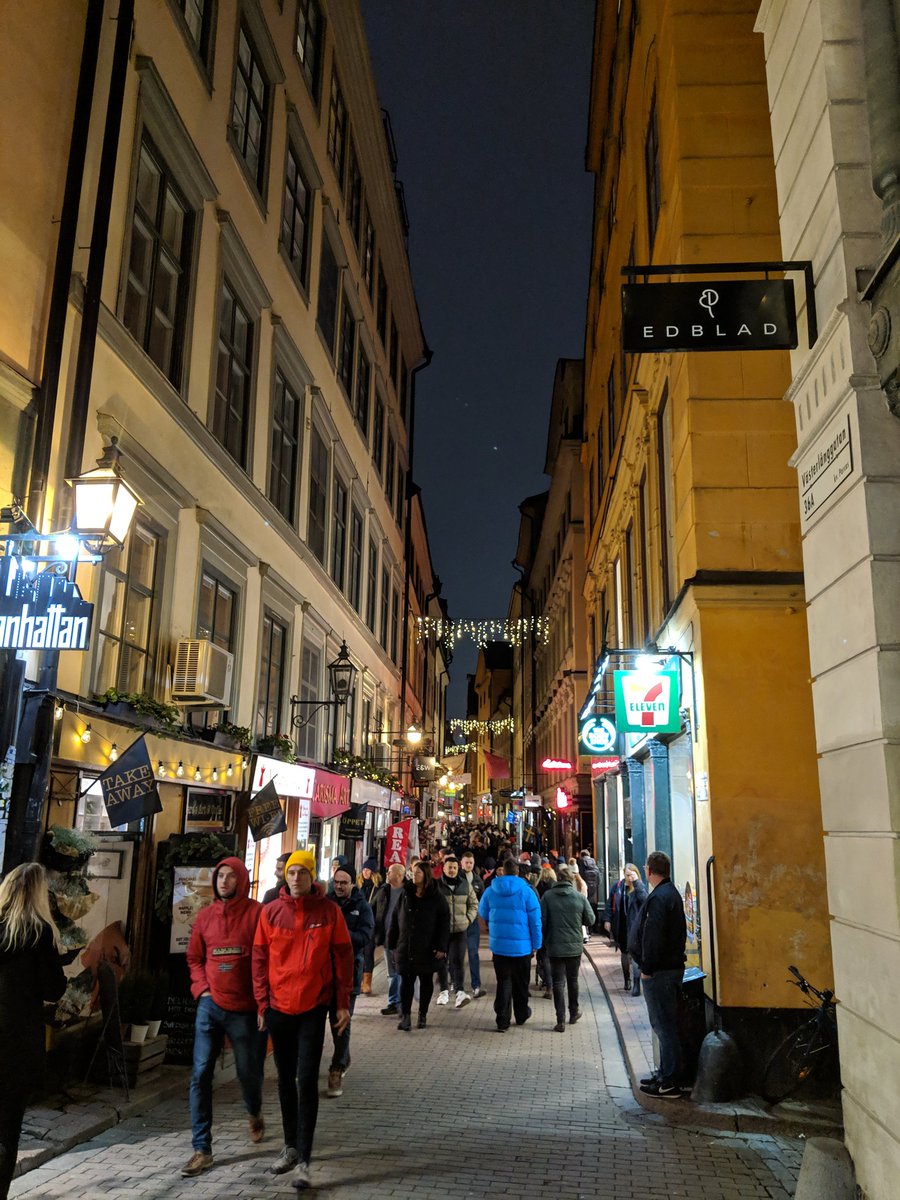 transitmiami's tweet photo. PSA: A great city is best experienced by foot. We spent the weekend strolling between islands in #Stockholm, a city that literally rolls out the red carpet for pedestrians. #NotifyMiami https://t.co/AhI5V7GgVC