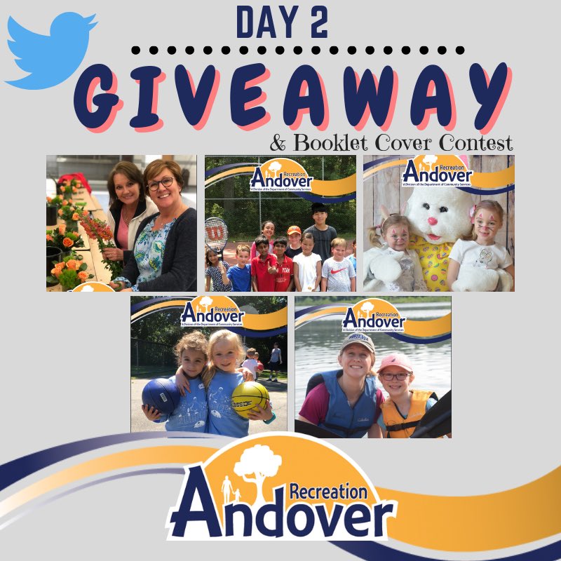 AndoverRecDept's tweet photo. Day 2 Giveaway/contest, rules: 1-Follow us on Twitter 2-Retweet your fav cover(s) 3-for more entries, like photos! The 2 covers with the most RETWEETS by 12/12 at 12:00 noon will move on. 1 winner gets a FREE Winter/Spring program of their choice! Contest not affiliated w/Twitter https://t.co/VKjJbqfRiN