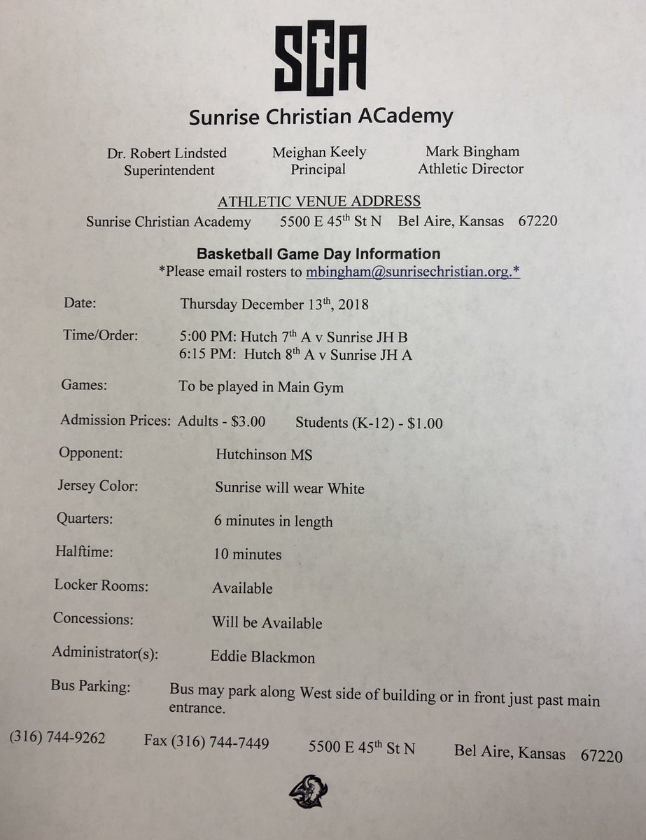 AthleticsHms's tweet photo. Information for Thursday’s girls basketball game at Sunrise. https://t.co/ylXkIk4q0L