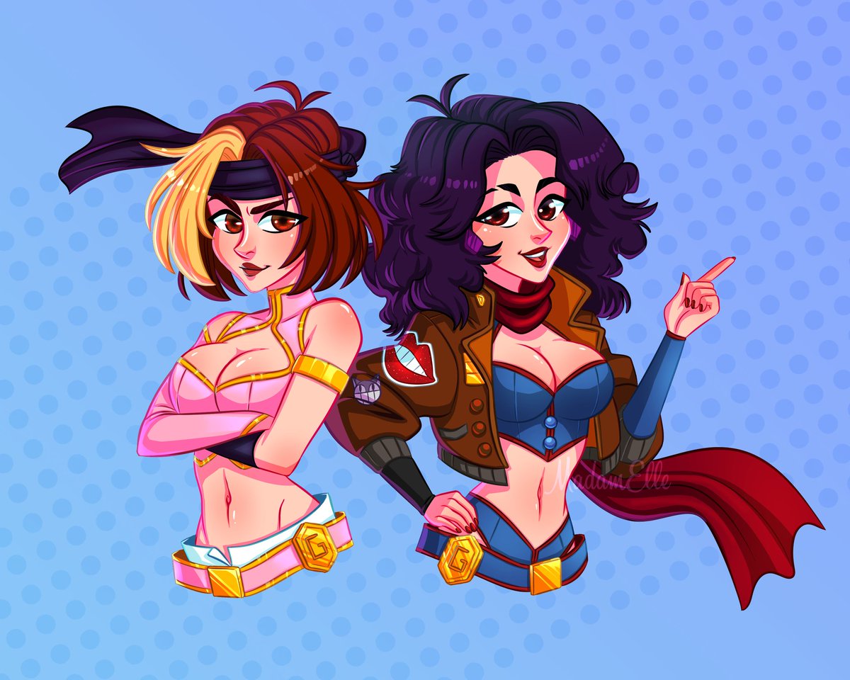 MadamElleArt's tweet photo. @GameGrumps got new designs in. Here's my rendition of Arina and Daniella plus two of my own designs of Kitty Kat Gaming and Ninja Brian!! Whatcha think? 🎮🕹 https://t.co/eEqp23xjAM