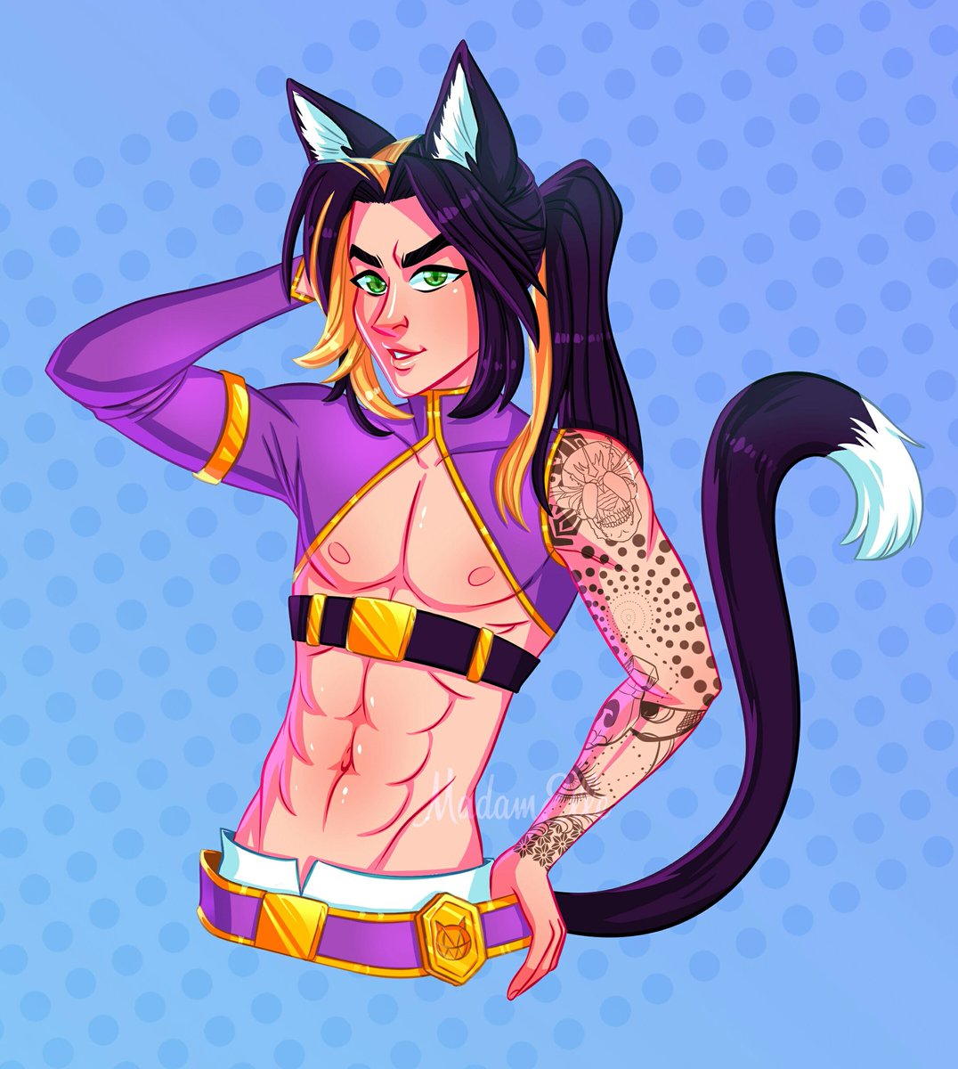 MadamElleArt's tweet photo. @GameGrumps got new designs in. Here's my rendition of Arina and Daniella plus two of my own designs of Kitty Kat Gaming and Ninja Brian!! Whatcha think? 🎮🕹 https://t.co/eEqp23xjAM