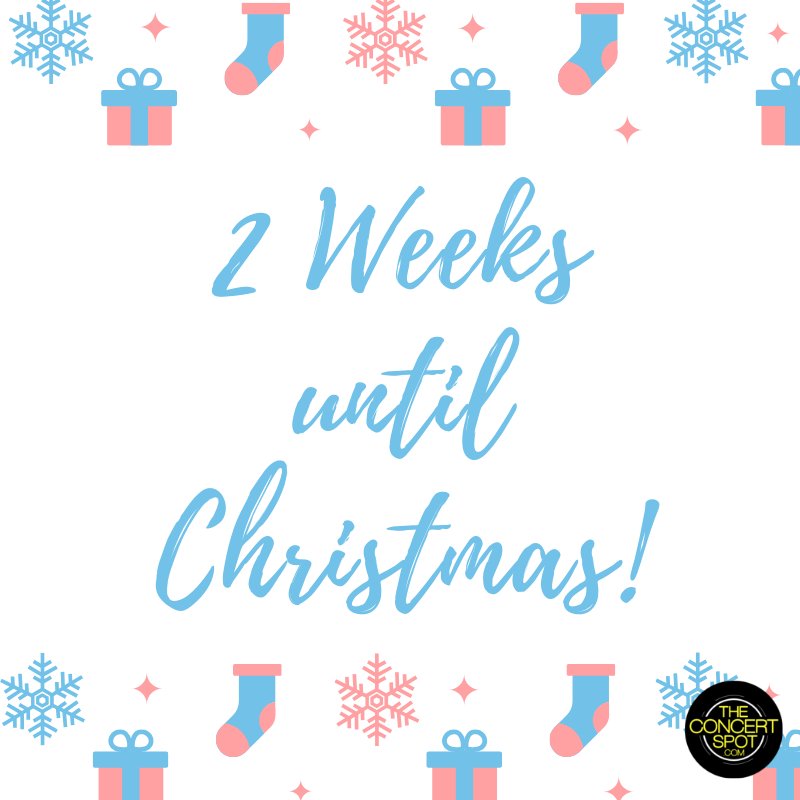theconcertspot's tweet photo. Still looking for Christmas presents? ๐Go to https://t.co/74xvBP5zJ2 for some amazing upcoming concerts in 2019!! #christmas #2weeksuntilchristmas #presents #concert #music https://t.co/RGrttfw1XV