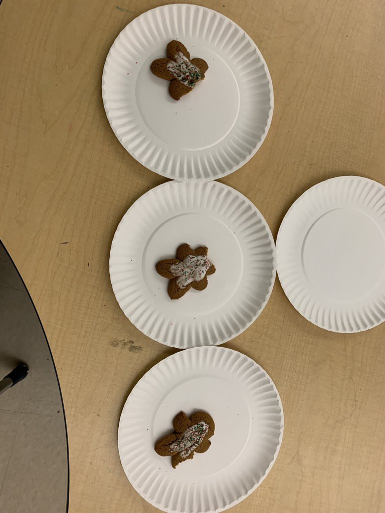 MrsSoleimani's tweet photo. We’re a few books into our gingerbread man unit! Today we had a special gingerbread snack and graphed which part we ate first! https://t.co/MTjQGJMlTh