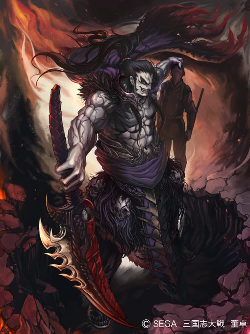 12/10稼働の『三国志大戦Ver2.1.0A』にて「董卓」を描かせて頂きました!
<見るが良い、、、この世の終焉!その片鱗を!
よろしくお願いします!
https://t.co/NmegDQKu6i #三国志大戦 