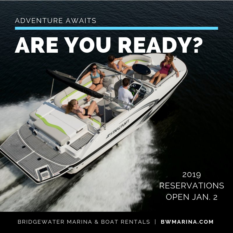 Reservations for the 2019 season at #SmithMountainLake open Jan. 2. Details -> bit.ly/bwm2019 

#smlva #boating #bridgewatermarina #loveva #Virginia