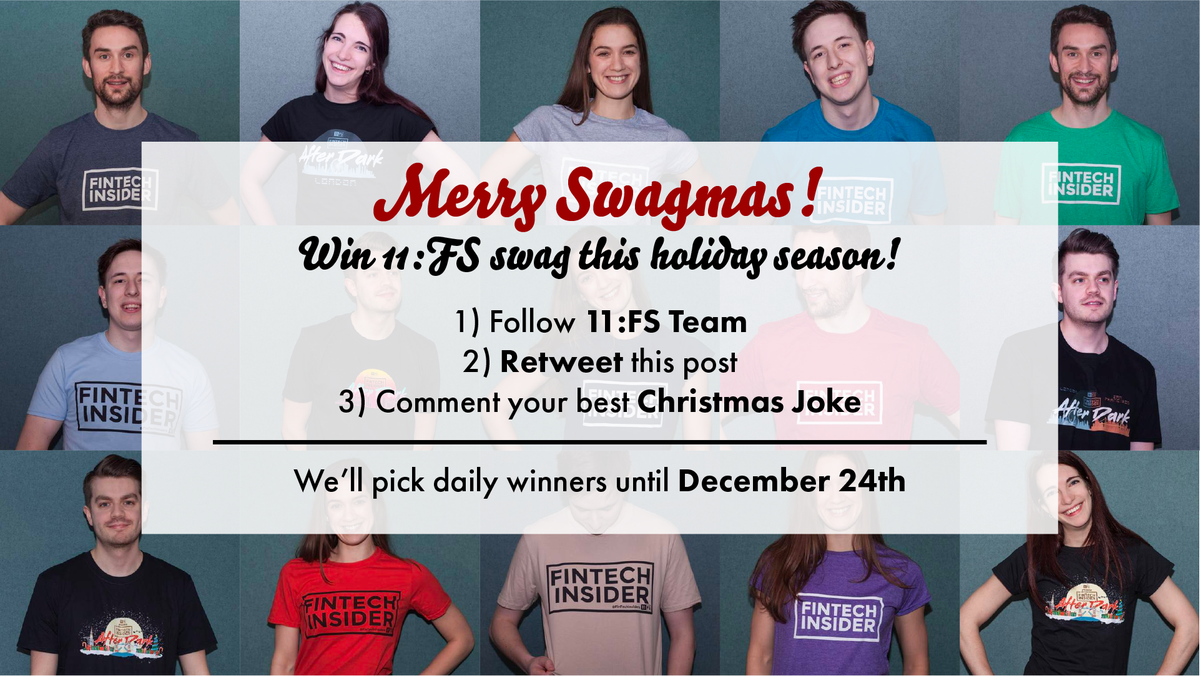 11FS's tweet photo. 🚨🚨 SWAG #GIVEAWAY! 🚨🚨

'Tis the season for giving 🎁!

We want to give one person a piece of 11:FS swag each day from now until Christmas Eve ���!

Here's how to win 👇! Got a festive joke? Retweet, and comment below to be in for a chance!

🎅🤶🎄 https://t.co/n7lEkN6dyI