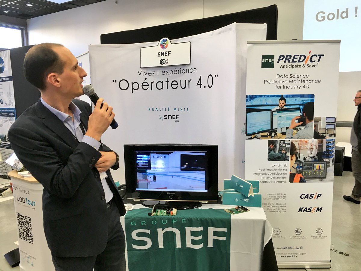 FBoudaouine's tweet photo. Et si on parlait de l’opérateur 4.0 avec notre partenaire principal @predict_eu au @StationSF day #systemfactory https://t.co/cjP370P78m