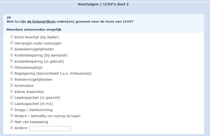 Gebruikers, producenten en verkopers van lichte elektrische vrachtvoertuigen: draag bij aan onderzoek via deze survey of het delen ervan! logistiekenquete.hva.nl/index.php/surv… … @DOETdoet <a href="/TLNnieuws/">Transport en Logistiek Nederland</a> <a href="/Logistiek_nl/">Logistiek.nl</a> <a href="/evofenedex/">evofenedex</a> <a href="/HvA/">Hogeschool van Amsterdam (HvA)</a>