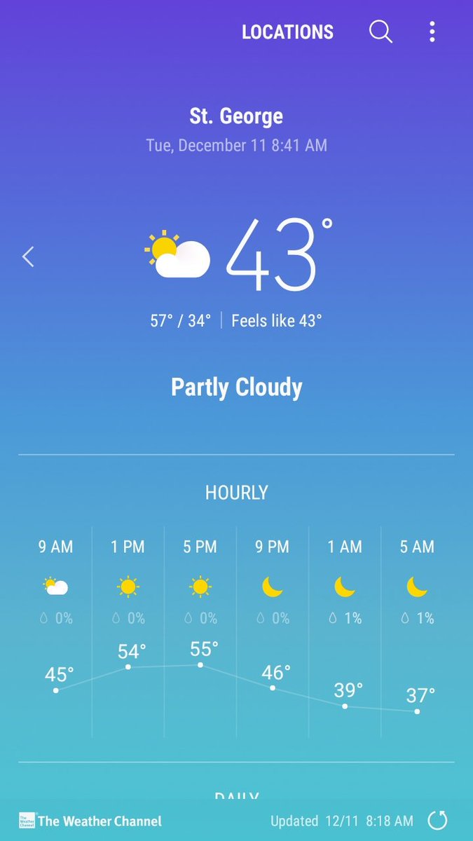 AndroidSheep2's tweet image. I love #STGeorge winter weather...