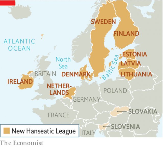 Eight of the European Union's northern states have resurrected a medieval alliance. The reason? Brexit https://econ.st/2RRpLm3