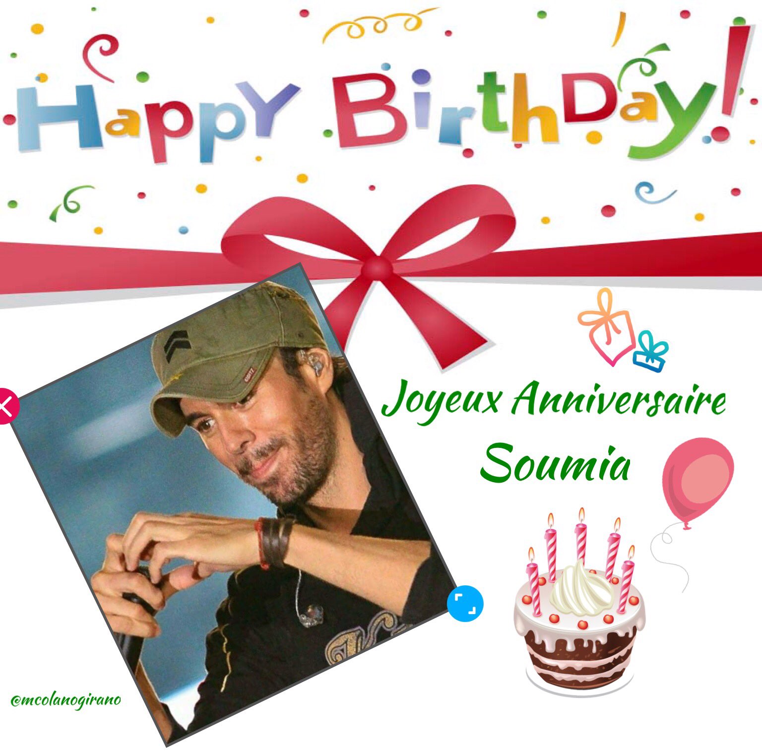 Girano Marie Joyeux Anniversaire Soumia Happybirthday Soumiaig Enriqueiglesias Enriqueiglesias Girano Marie Joyeux Anniversaire Soumia Happybirthday Soumiaig Enriqueiglesias Enriqueiglesias
