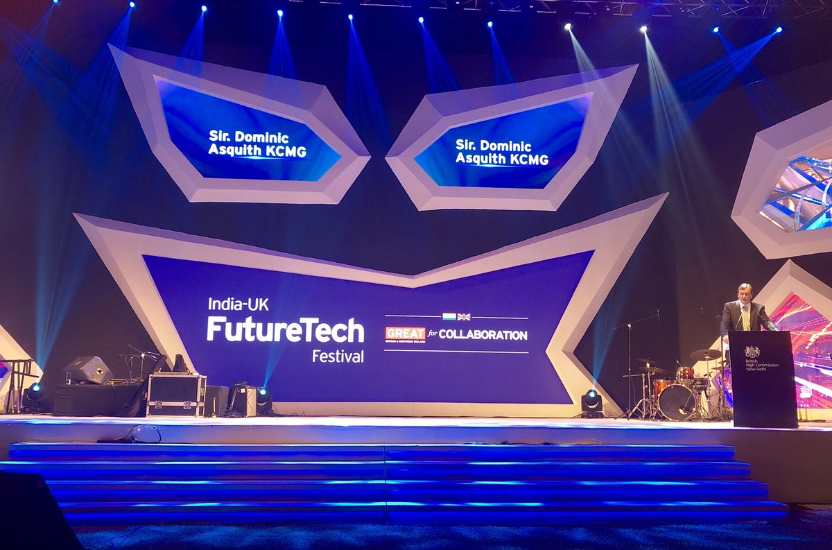 RhiannonUKGov's tweet photo. It’s here! The 🇬🇧 High Commissioner has officially launched our 🇮🇳 🇬🇧 #FutureTechFest Bringing together the best thought leadership for the prosperity of our futures. @UKinIndia @tradegovukIND #GREATforCollaboration https://t.co/5s6H515M0w