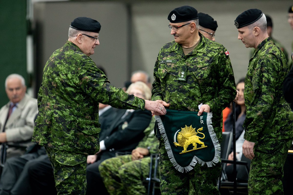 faridrohani's tweet image. I was presented with my own Pipe Banner by the British Columbia Regiment, couldn’t be prouder of the fact that I am able to demonstrate my ethnicity as an Iranian and Honorary Lieutenant Colonel in the @CanadianForces where diversity is practiced and entrenched
