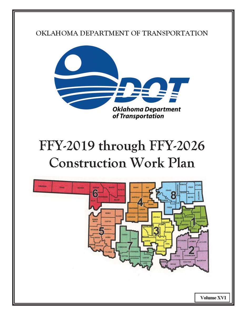 OKDOT's tweet photo. FUTURE PROJECTS - Curious about future highway construction in your area? Check out ODOT's 8 Year Plan: https://t.co/UUIz9ownUk https://t.co/vEj6W3pzJ4