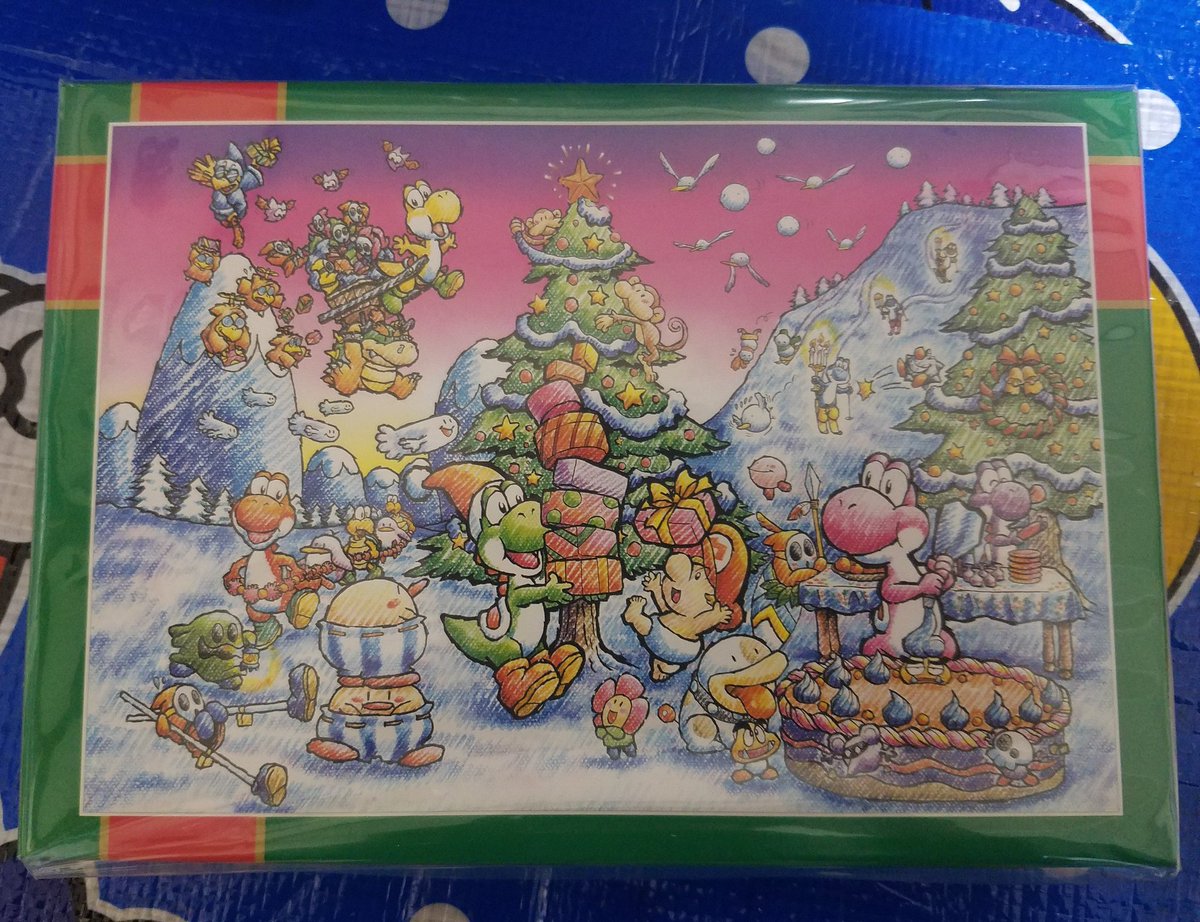 セントラルホビーのヨッシーアイランドのクリスマスのジグソーパズルを