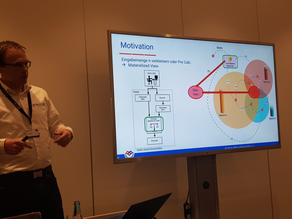 MartinKlierDBA's tweet image. Moving the Travelling-Salesman-Problem to a #MaterializedView in #Oracle. :)

@KaiGlittenberg at #ITTage 2018