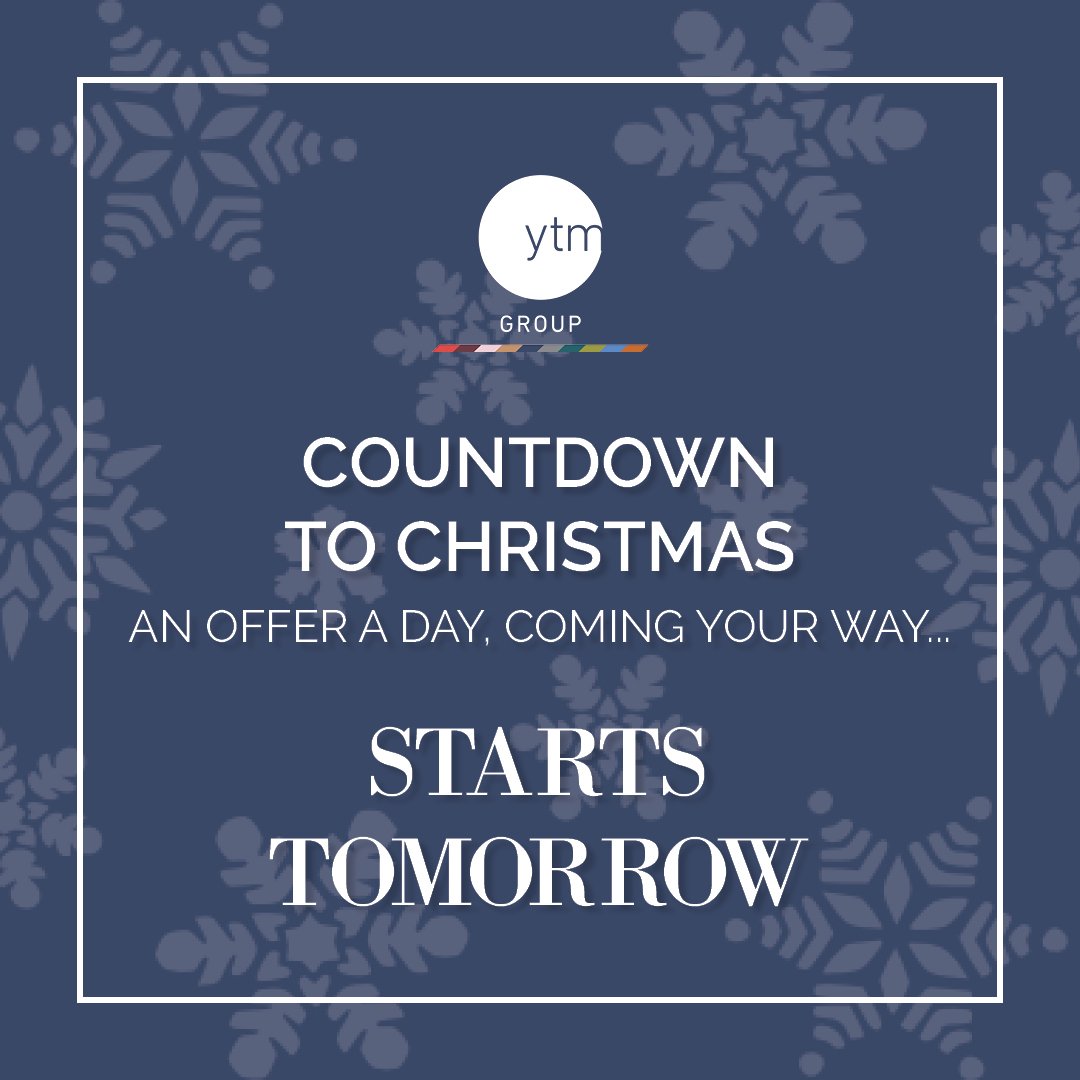 It's beginning to look a lot like Christmas, and to celebrate we have an offer a day coming your way! ❄️
Keep your eyes open for a fantastic selection of irresistible offers throughout this festive season. Yule be sorry if you miss out!