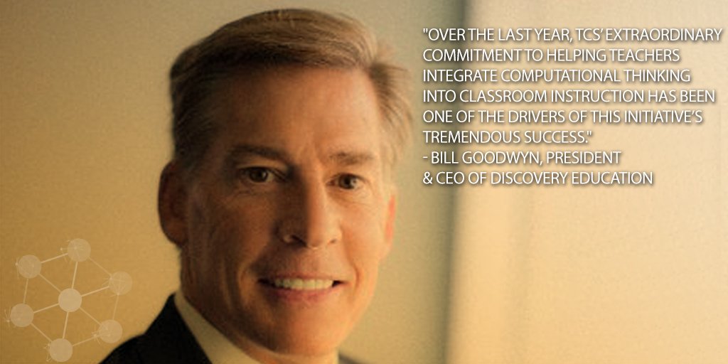 As #IgniteMyFutureTurns1, <a href="/GoodwynBill/">Bill Goodwyn</a>, President &amp; CEO of <a href="/DiscoveryEd/">Discovery Education</a>, shares his thoughts on our program and commitment to educators. Learn more here: tcsempowers.org/ignitemyfuture #IgniteMyFuture #TCSEmpowers