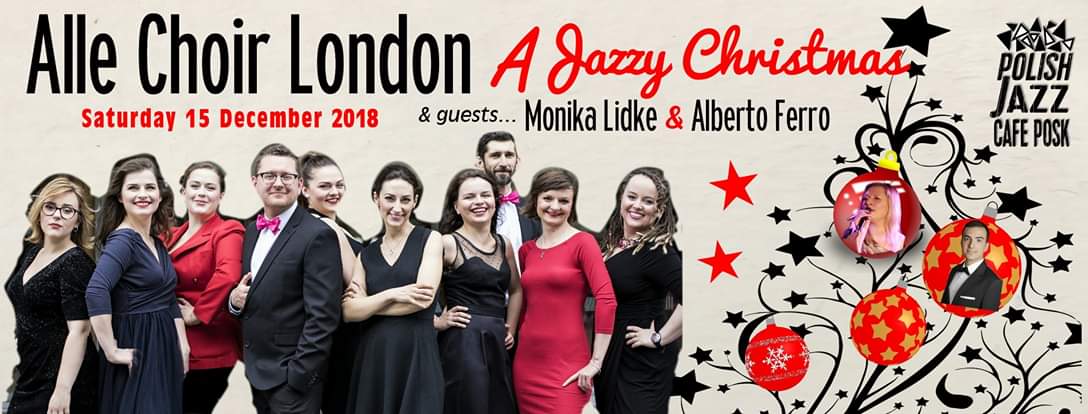 A Jazzy Xmas with Alle Choir @MonikaLidke &amp; Alberto Ferro! 
 Come early and enjoy a free glass of mulled wine 🍷
Tickets available at jazzcafeposk.org