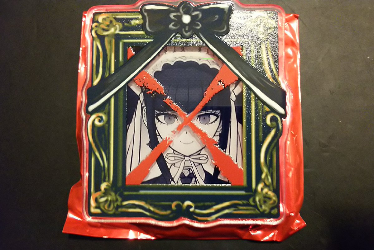 ダンガンロンパ 遺影 アクリルバッジ セレス ダンガンロンパ 遺影アクリルバッジ vol.1 セレスティア・ルーデン