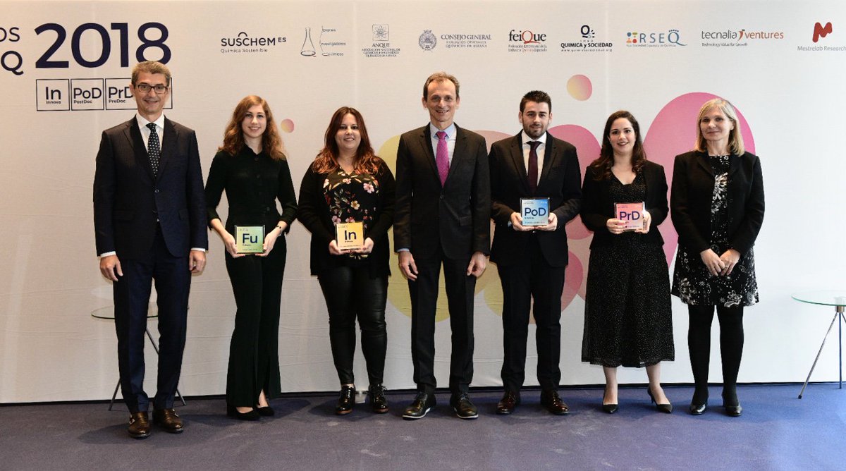Feique (@feique_es) on Twitter photo El ministro Pedro Duque ha entregado los X Premios SusChem-Jóvenes Investigadores Químicos para promocionar el talento de las futuras promesas de la #Química #PremiosSusChemJIQ <a href="/CienciaGob/">Ministerio de Ciencia, Innovación y Universidades</a> <a href="/astro_duque/">Pedro Duque</a> <a href="/SusChemSpain/">SusChem-España</a> <a href="/JovenesQuimicos/">Jóvenes Investigadores Químicos (JIQ-RSEQ)</a>. Más info: bit.ly/2RLcdZ4 El ministro Pedro Duque ha entregado los X Premios SusChem-Jóvenes Investigadores Químicos para promocionar el talento de las futuras promesas de la #Química #PremiosSusChemJIQ <a href="/CienciaGob/">Ministerio de Ciencia, Innovación y Universidades</a> <a href="/astro_duque/">Pedro Duque</a> <a href="/SusChemSpain/">SusChem-España</a> <a href="/JovenesQuimicos/">Jóvenes Investigadores Químicos (JIQ-RSEQ)</a>. Más info: bit.ly/2RLcdZ4