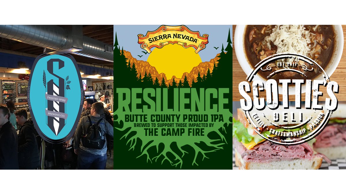 TWSTEDSpikeBrew's tweet photo. Resilience Release Party 12/21 4:00-Close. Scottie’s Deli is also donating delicious Sammie’s and gumbo with IPA purchase. @CraftBrewersOK @AutoAlleyOKC @RideOKC @THIRSTYBEAGLE @TheMetroOKC @ScottiesDeliOKC @MidtownOKC https://t.co/NeEWvAstXY