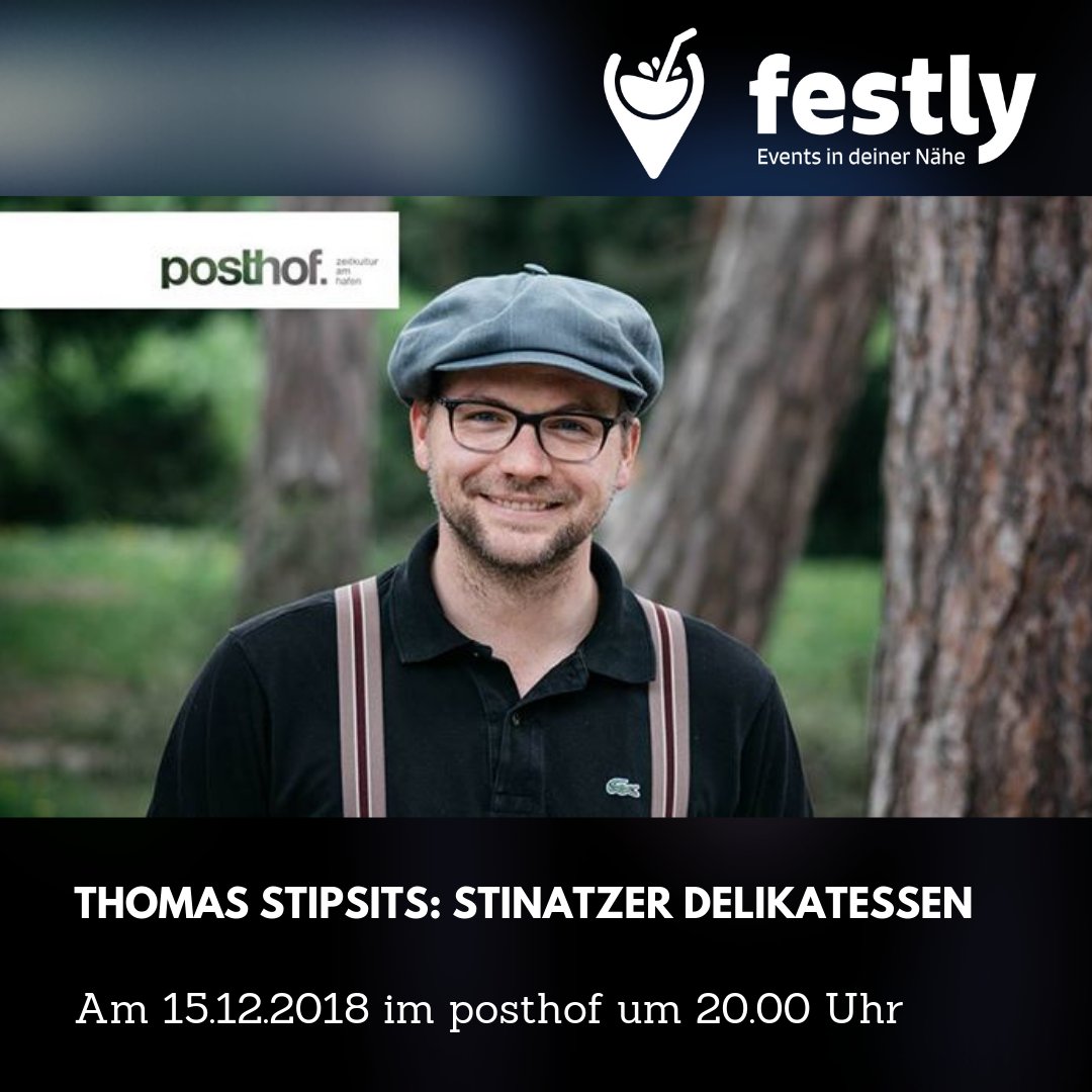 Festly_App's tweet photo. Stinatzer Delikatessen: Eine burgenländisch-steirisch gemischte, kleine Werkschau zur Feier des Triples, gewürzt mit Ausblicken auf sein neues Soloprogramm, also ein "Quasi Best Of" des Multitalents! "Jedes Mal grandios" 

Alle Infos über das Event:
https://t.co/eVC5hiNxYe https://t.co/oY80cmLHfz
