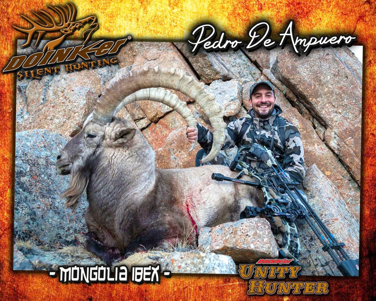 DoinkerStabs's tweet image. Congratulations to Pedro De Ampuero on his amazing Mongolia Ibex Harvest! 
#UnityHunterPackage #eXoDoinker #Doinker #archery #SilentHunting #bowhunting