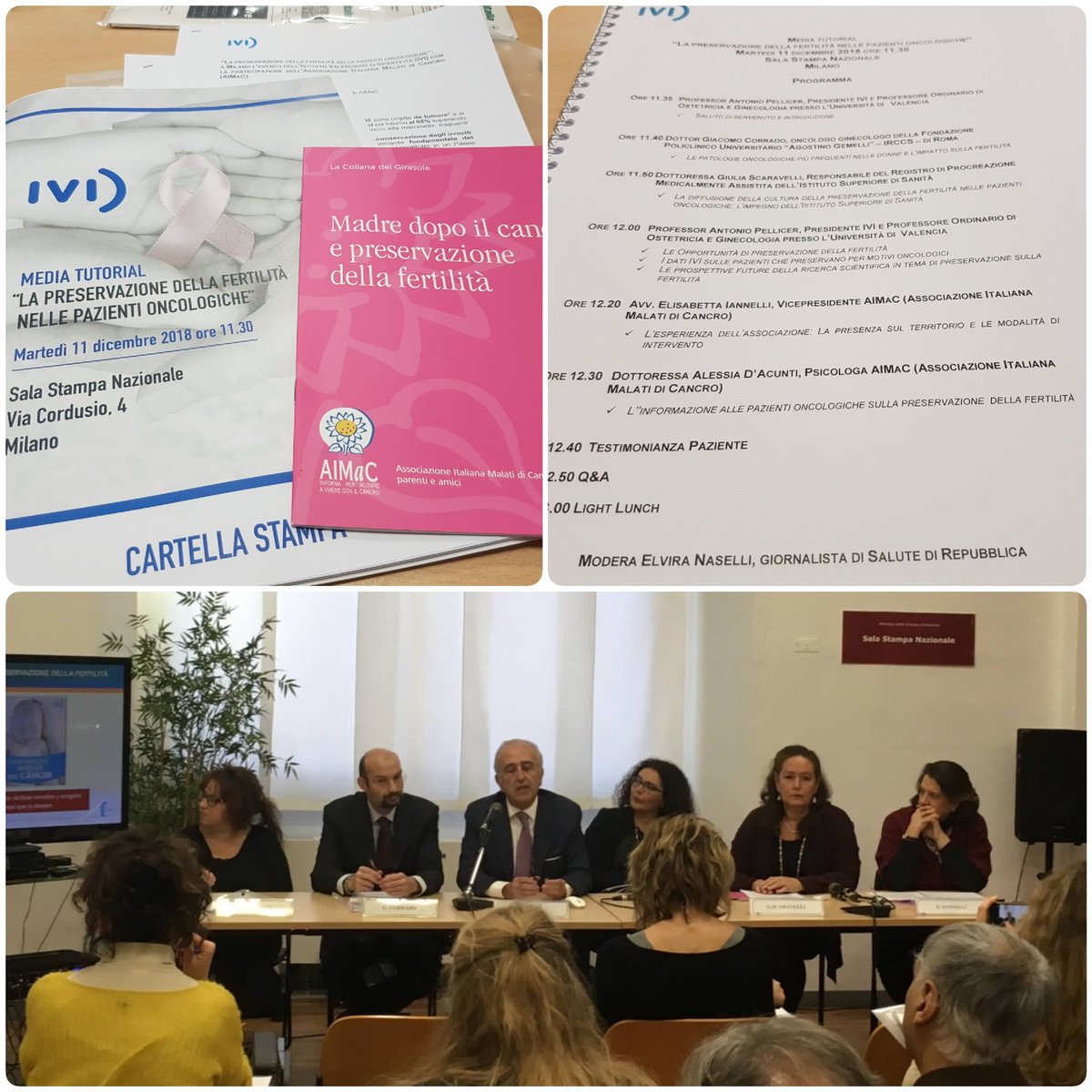 AlessiaDAcunti's tweet photo. La preservazione della #fertilità nelle pazienti oncologiche: oggi a Milano si è tenuta la conferenza stampa organizzata da IVI in collaborazione con @aimac_it e ISS per ribadire l'importanza della tutela della fertilità e della genitorialità dopo il #cancro. https://t.co/BhMLHBikDl