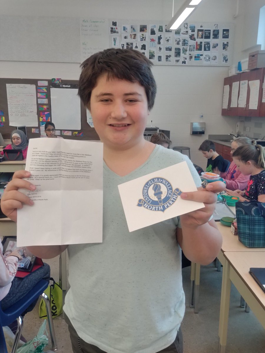 schaefstudents's tweet photo. NC was pretty excited to get a letter back from the mayor about his persuasive letter.  #schaefersclasslearns https://t.co/tKoBFi0BHr