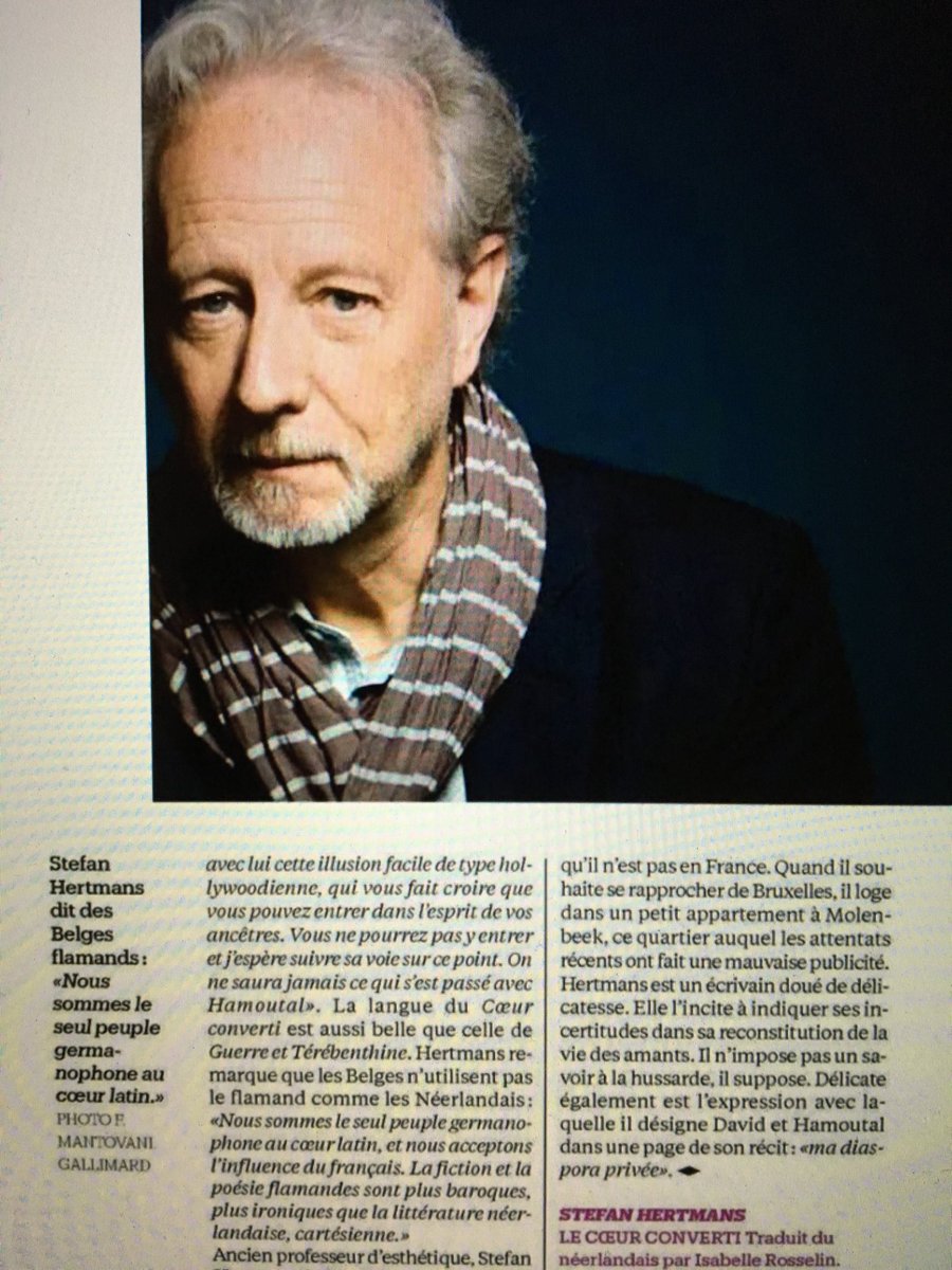„Le vagabondage à l’œuvre dans Le cœur converti rappelle celui de W.G. Sebald.“ Virginie Bloch-Lainé sur le Cœur Converti de Stefan Hertmans dans Libération