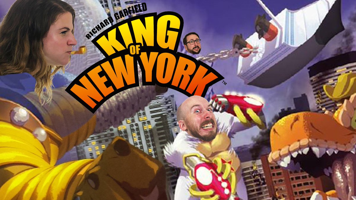 TeamFunTweets's tweet photo. It's #TabletopTuesday and @edithracer @DrunkyLewster @DancinMikeMoran and @PatrickBCMolloy are playing King of New York from @IelloUSA !  Who will survive and who will fall in this kaiju clash of epic monsters!

Watch here: https://t.co/YhNmzRKm6Z https://t.co/xnpxYYOngp