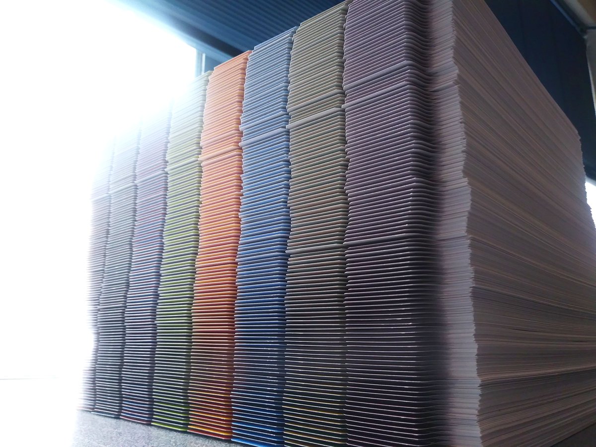 PolyMtl57's tweet photo. Impression de 5000 intercalaires personnalisés avec des onglets de couleurs pour insertion dans des cartables de formations.
https://t.co/T4ObVWGMZL #lesindustriespoly #Montréal #Imprimeur https://t.co/pnfecRPQ2R