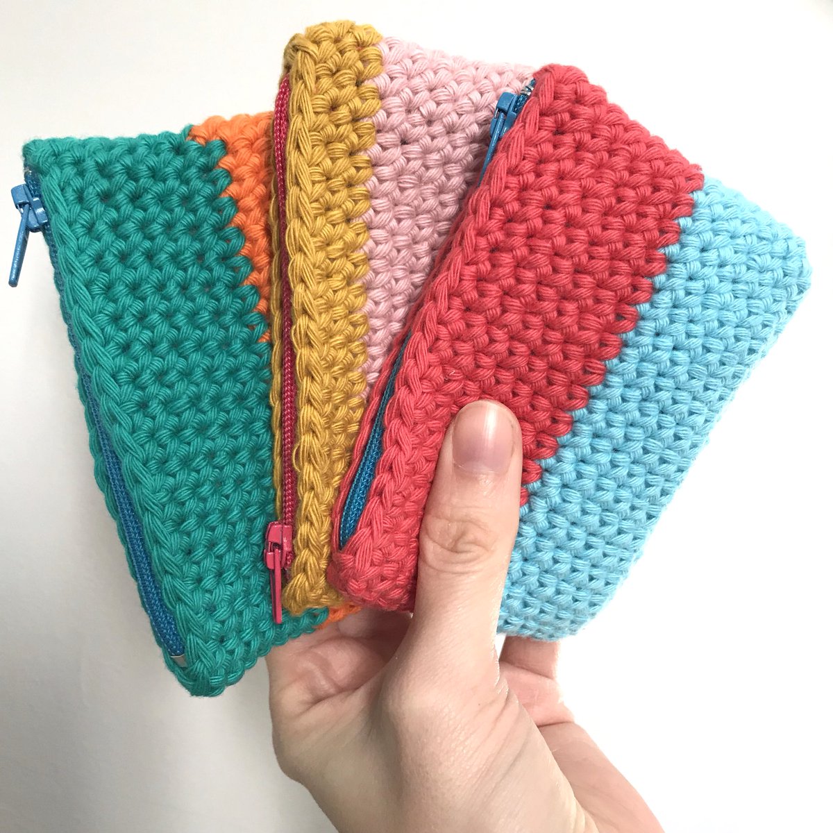 One more week to order from my <a href="/folksy/">folksy</a> shop! And... I’ve just updated it with these super bright crochet purses!