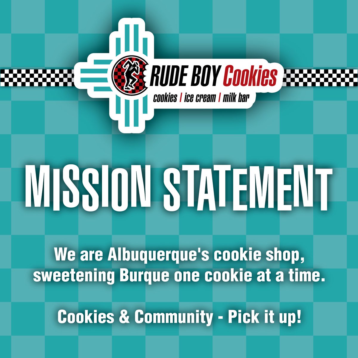 RudeBoyCookies's tweet photo. #keepyourcookiesburque #albuquerquescookieshop #eatlocalcookies #havearudedayabq #allrude #rudenamecordialcookies #havearudedaymyfriend #stayrudeandrocksteady #cookiesandcommunity #cookiesforacause #welovealbuquerque https://t.co/6HknkjVYXZ