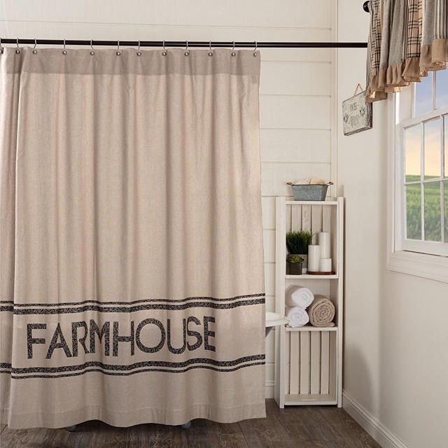 VHCBrands's tweet photo. The Sawyer Mill Charcoal Farmhouse Shower Curtain is so versatile you can use it as the base to create tons of amazing looks for your bathroom; from farmhouse chic to more cozy country. Do you have this shower curtain? Give us a peek into how you incorpo… https://t.co/iByA2nTlYh https://t.co/vjCalwMRIt