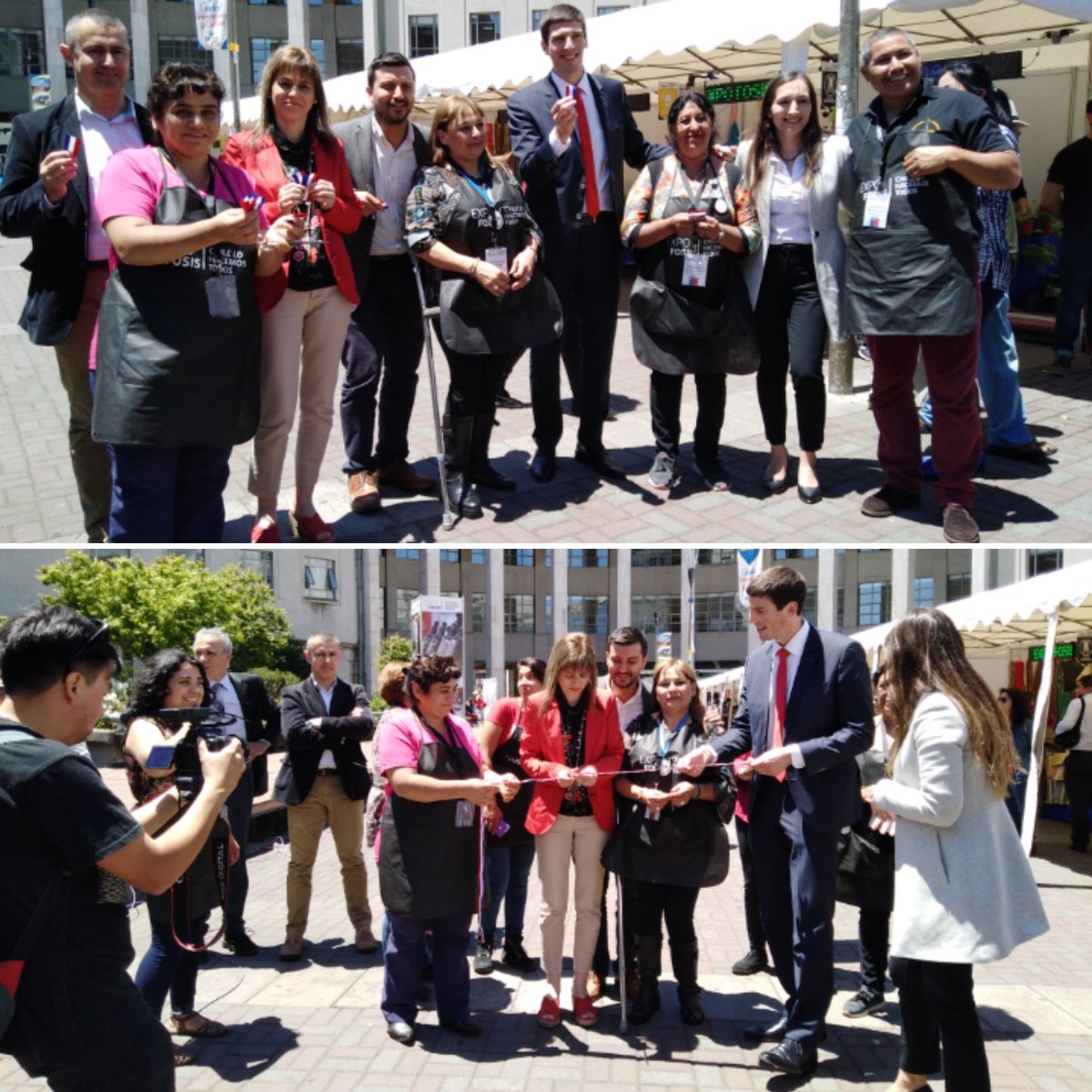MMEG_Biobio's tweet photo. [#AHORA] 54 expositoras/es de las regiones de Biobío y Ñuble comercializan sus productos hoy y mañana miércoles en #ExpoFosis2018 instalada en Plaza de los Tribunales de Concepción #ChileLoHacemosTodos
#ChileEnMarcha #AgendaMujer https://t.co/67YtmnT8ZB