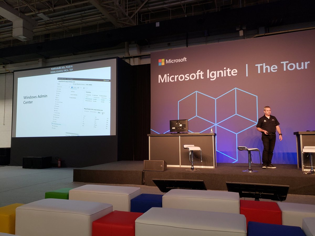 WirelessLife's tweet photo. .@wiredcanuck detailing the top 5 features of #WinServ 2019 hear at #MSIgniteTheTour. What features are you most excited for #AZOps #ITPro? https://t.co/VKZUgi3zV5