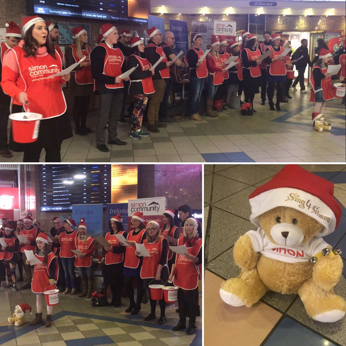 Translink_NI's tweet photo. Big thanks to #SimonCommunityNI @SimonCommNI for the fantastic entertainment in Europa Buscentre today (performing until 6pm)! And thank you to our passengers for their generous donations #LetGoTogether ❤️👼🏻🎼 https://t.co/uVuEy0lXul