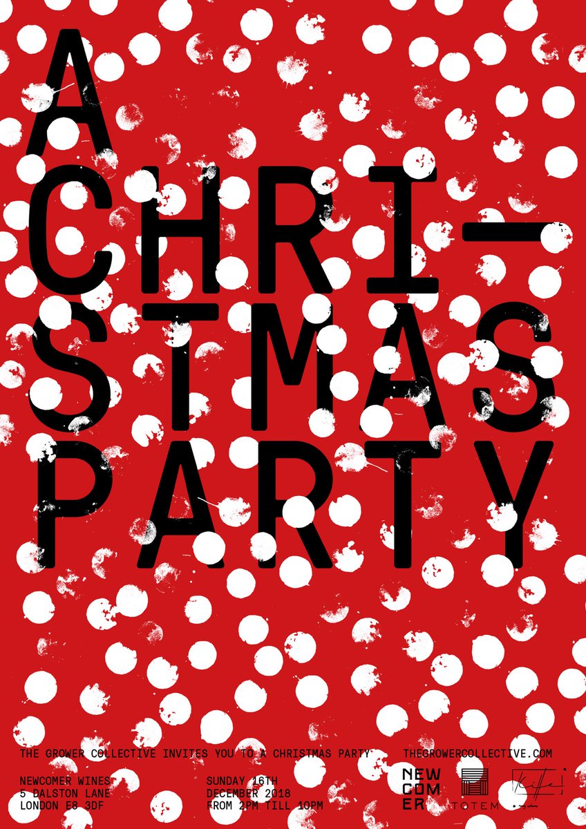 Newcomer Wines (@newcomer_wines) on Twitter photo Less than one week to go 🎄🎉🍾 VERY excited to be hosting a big boozy Christmas party with <a href="/kiffemywines/">Kiffe my wines</a> and <a href="/totemwines/">Totem Wines</a> - join us on Sunday the 16th for lots of mulled wine, festive cheer and maybe a spot of dad dancing 🕺Going from 2pm until we fall over. Click on link in bio! Less than one week to go 🎄🎉🍾 VERY excited to be hosting a big boozy Christmas party with <a href="/kiffemywines/">Kiffe my wines</a> and <a href="/totemwines/">Totem Wines</a> - join us on Sunday the 16th for lots of mulled wine, festive cheer and maybe a spot of dad dancing 🕺Going from 2pm until we fall over. Click on link in bio!