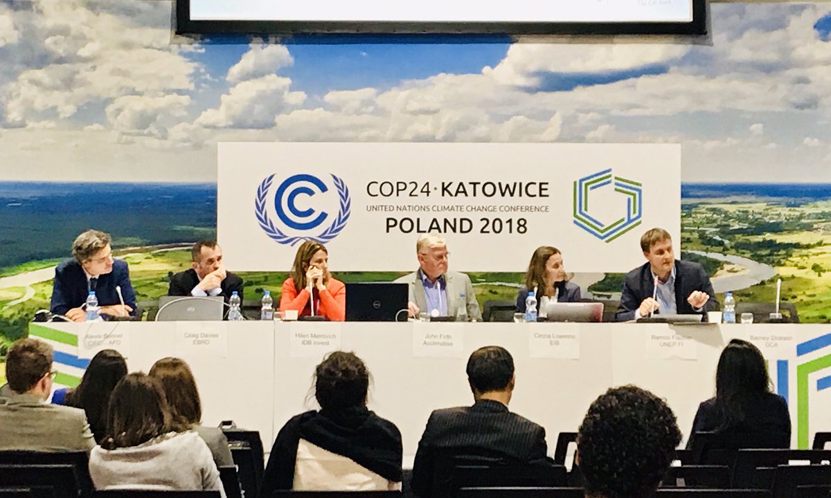 la_Venturini's tweet image. #UNFCCC climate agenda and financial stability agenda are currently not the same but can / should complement each other.
Thanks to all the panellists for the great insights on financing resilience via the private sector #COP24 #TCFDrecs