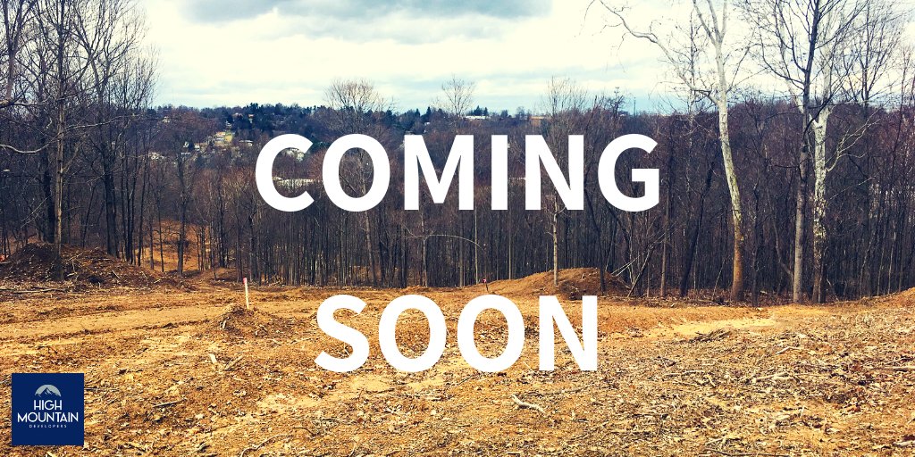 Looking for land in the Morgantown area? Our Terrace View development overlooking Sabraton will soon be available! #development #construction #homebuilder #Morgantown #westvirginia